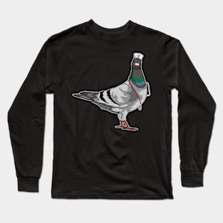 Pigeon Nurse Stethoscope Long Sleeve T-Shirt